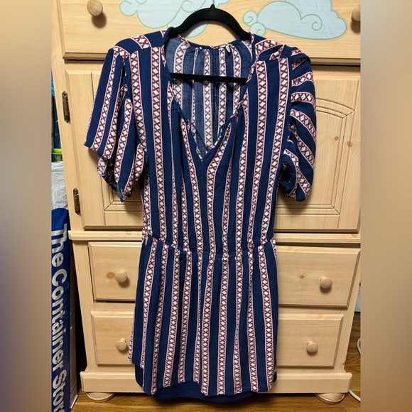 JustFab Gauze Print Dress EUC - Picture 4 of 8